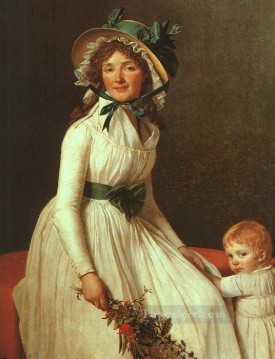  Classicism Works - Portrait of Madame Seriziat cgf Neoclassicism Jacques Louis David